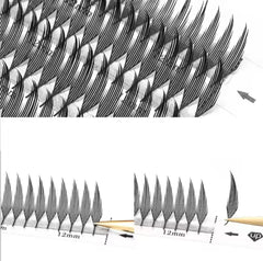 Comic eyelash - Ciglia piuma