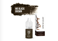AS M5 Black Brown - pigmento minerale per sopracciglia