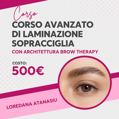 Corso avanzato di laminazione sopracciglia