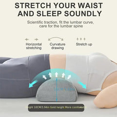 Cuscino Mezzaluna Ortopedico – Per Gambe, Ginocchia, Schiena e Collo | Memory Foam Antiscivolo