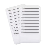 Supporto per ciglia in acrilico, supporto per ciglia individuali, tavoletta per ciglia, strumenti per il trucco, tavolozza per il trucco, estensione delle ciglia, pannello in acrilico