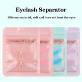 Strumento separatore per ciglia per principianti per il sollevamento delle ciglia, accessori per extension ciglia riutilizzabili in silicone