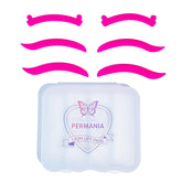 Bigodini Fuxia Lash Lift Shields&Ribbon Ciglia Cuscinetti Coreani per Lash Lift Piegaciglia Super Morbido Estremo Occhi-Aperti