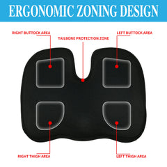 Cuscino sedia in gel memory ergonomico