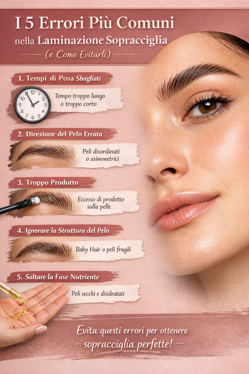 I 5 Errori Più Comuni nella Laminazione Sopracciglia (e Come Evitarli)
