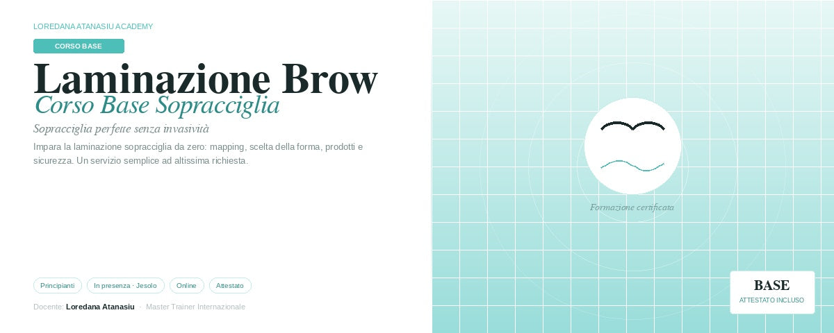 Basic Eyebrow Lamination Course with Brow-Therapy Architecture