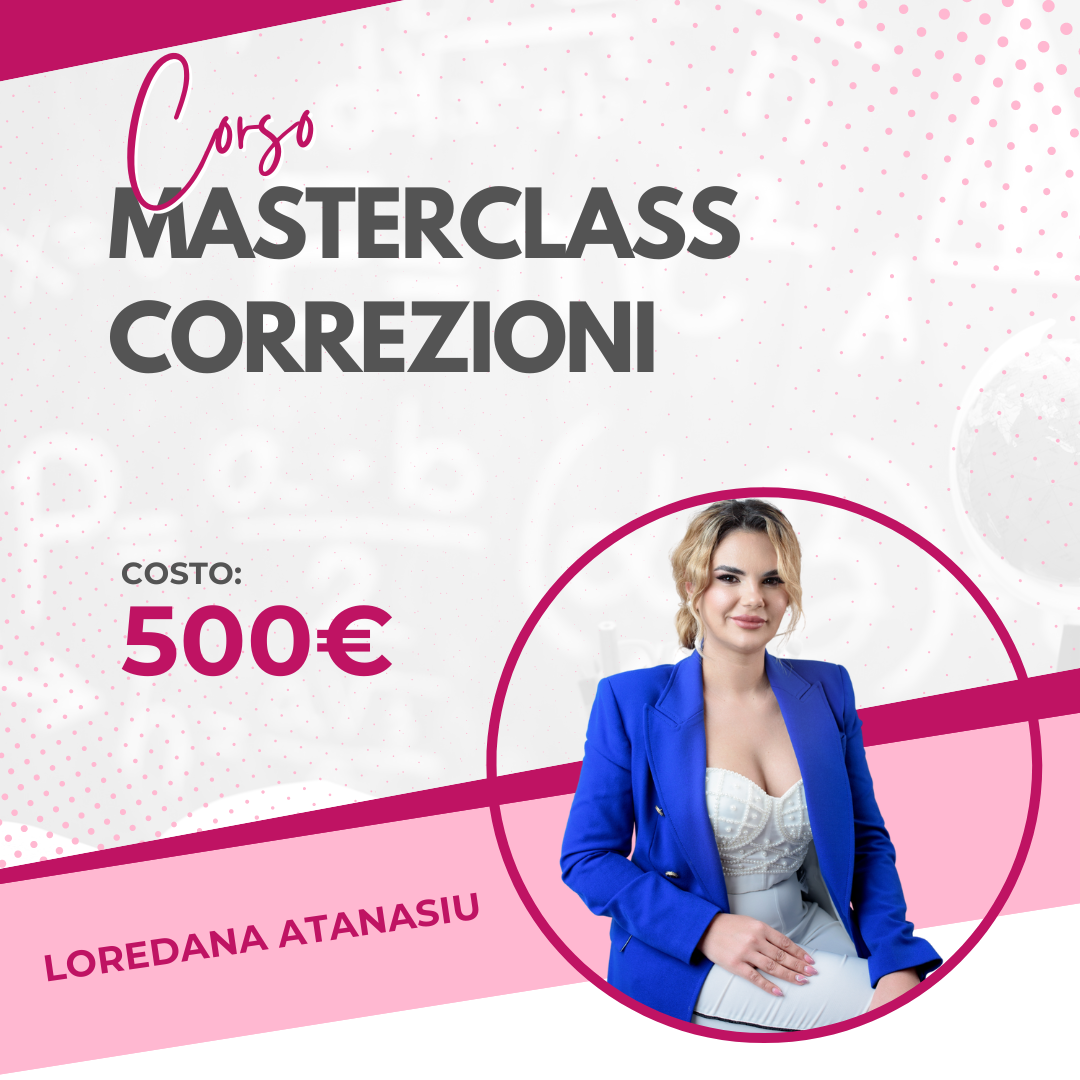 Masterclass Correzioni