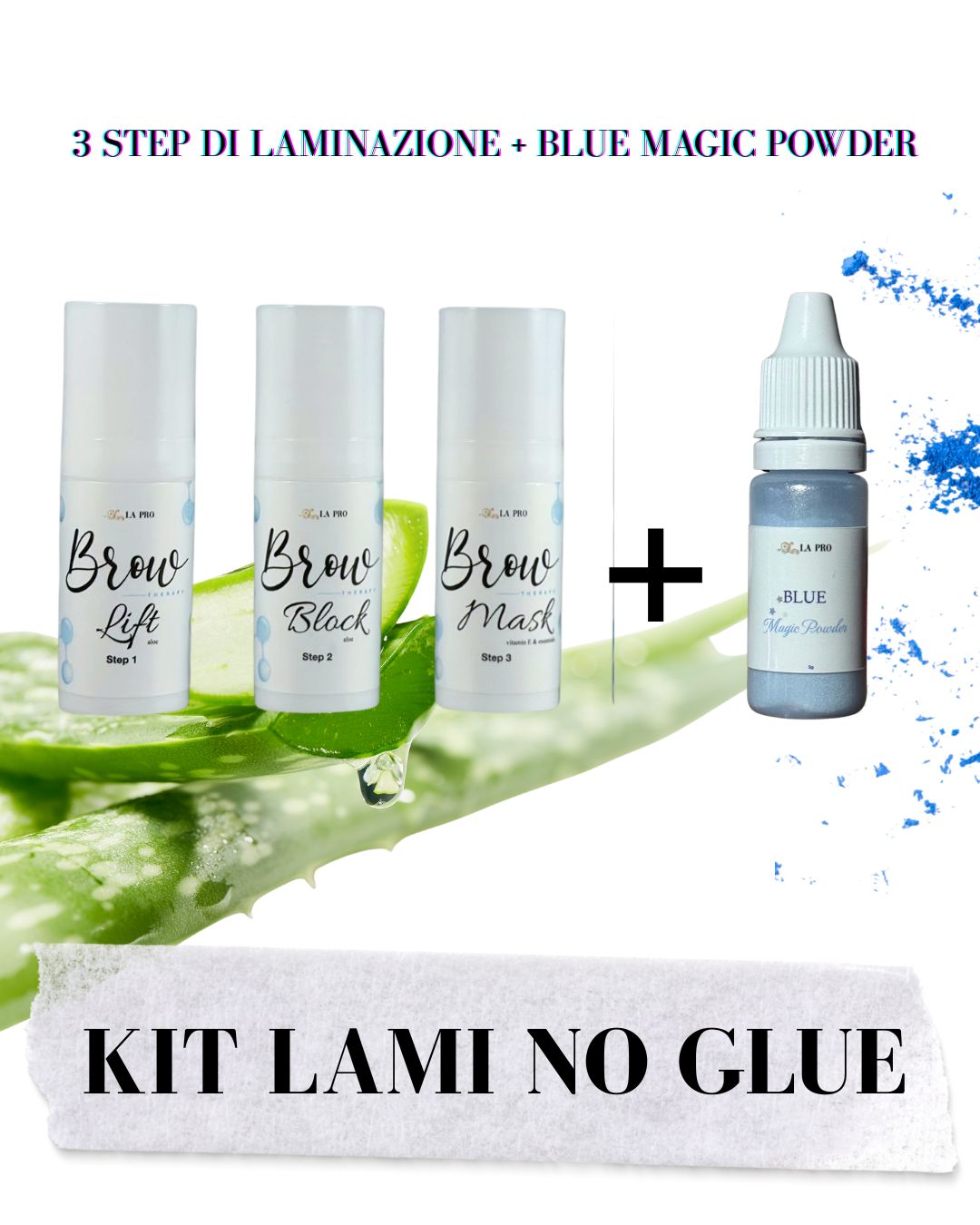 Kit LAMI NO GLUE 3 step + polvere addensante
