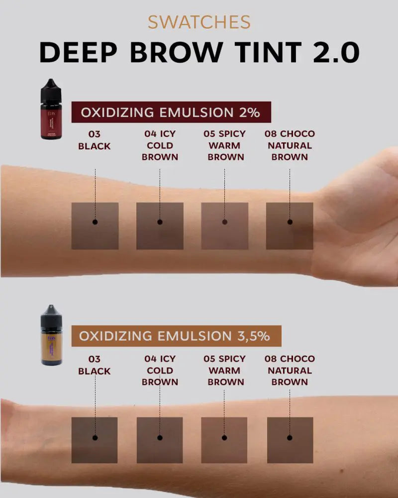 Deep Brow Tint 2.0 08 CHOCO - castano naturale