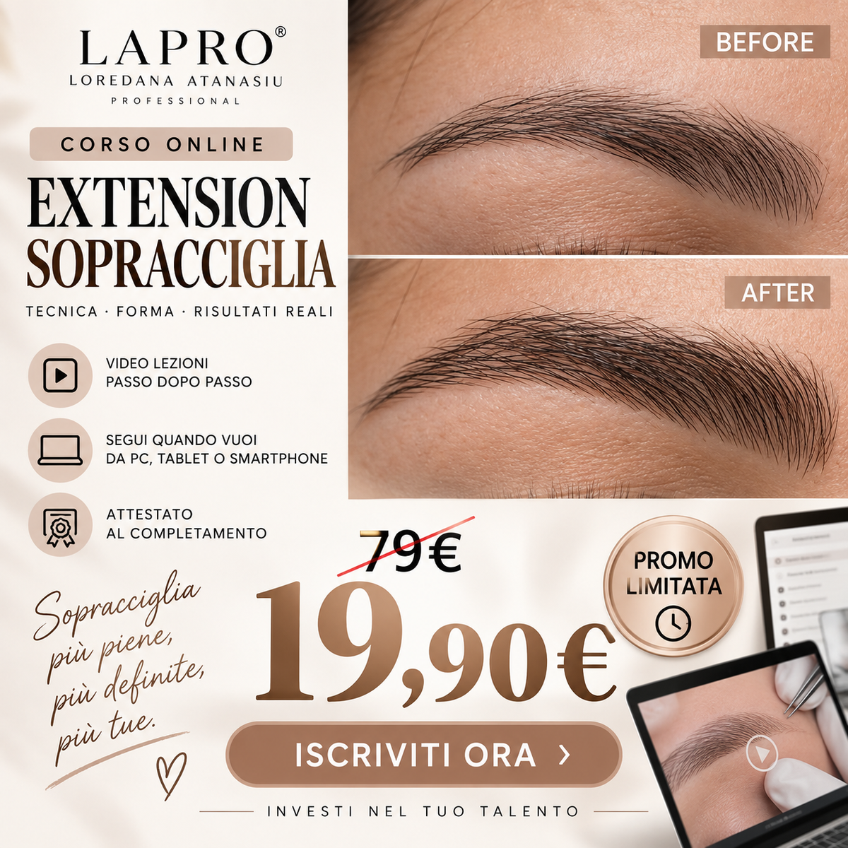 Professional Eyebrow Extension Course