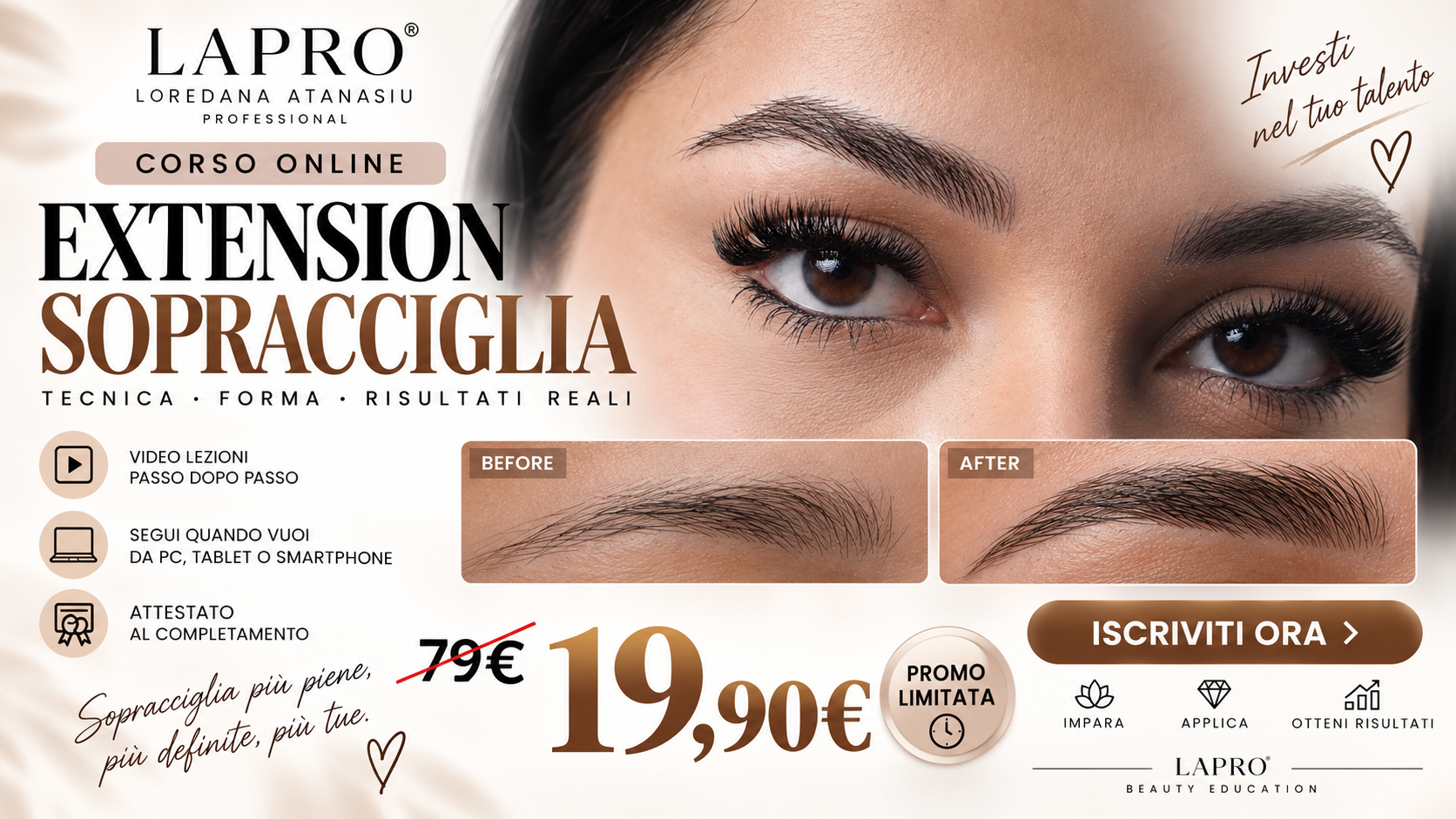 Professional Eyebrow Extension Course