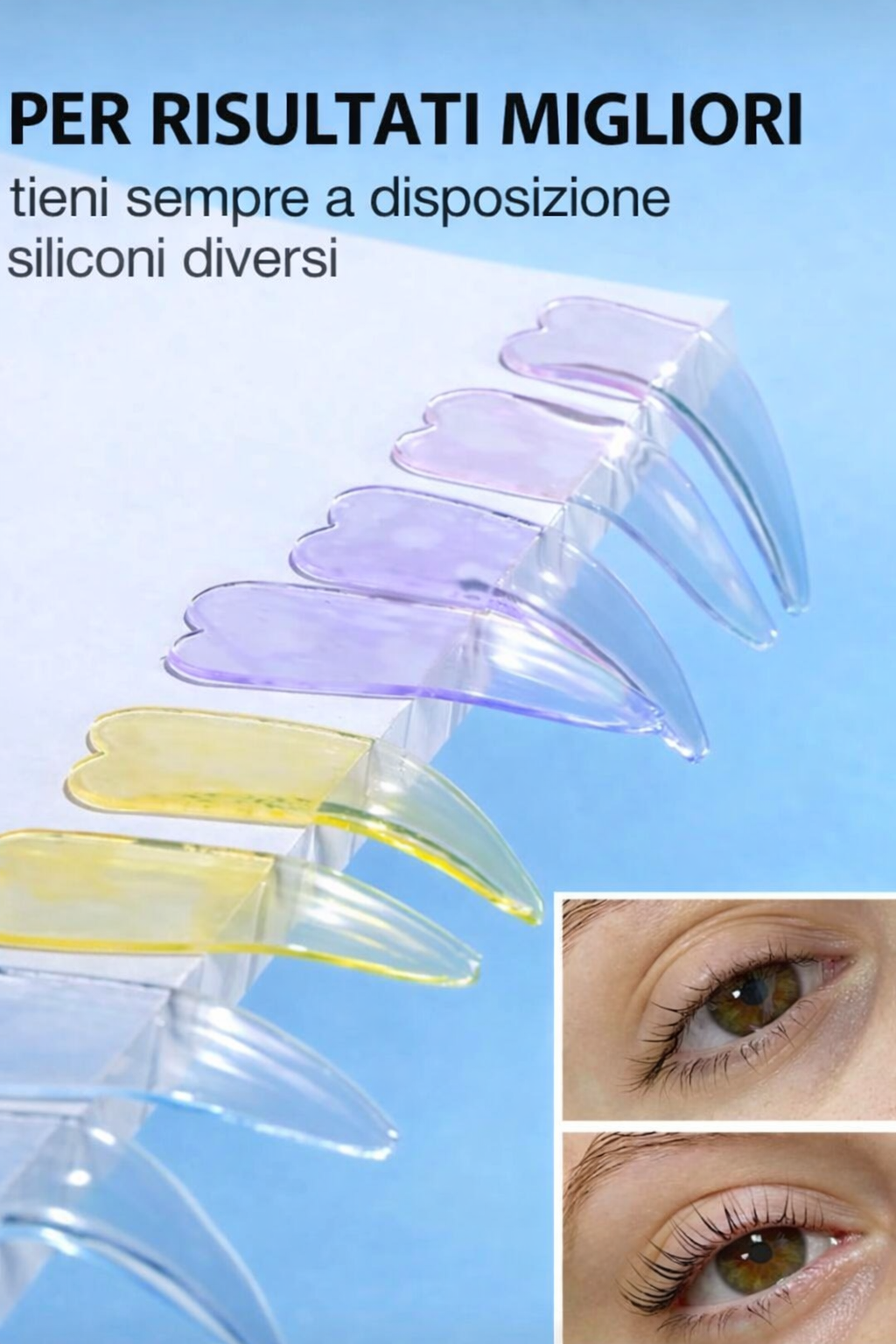 Bigodini piatti per la laminazione coreana senza colla