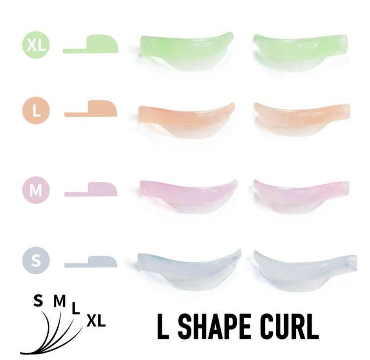 Bon-Bon glueless curlers eyelash lamination L/M