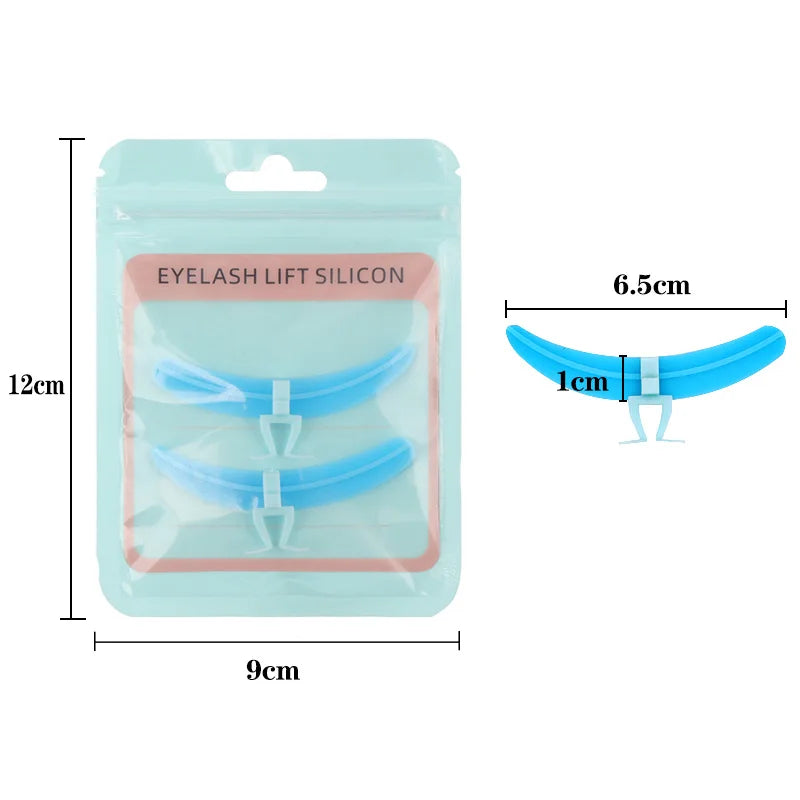 Strumento separatore per ciglia per principianti per il sollevamento delle ciglia, accessori per extension ciglia riutilizzabili in silicone