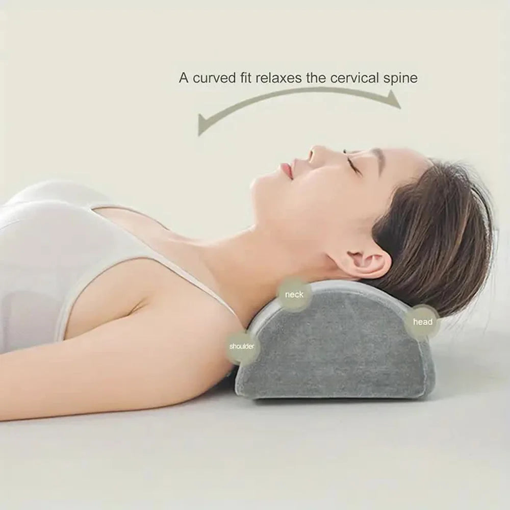 Cuscino Mezzaluna Ortopedico – Per Gambe, Ginocchia, Schiena e Collo | Memory Foam Antiscivolo