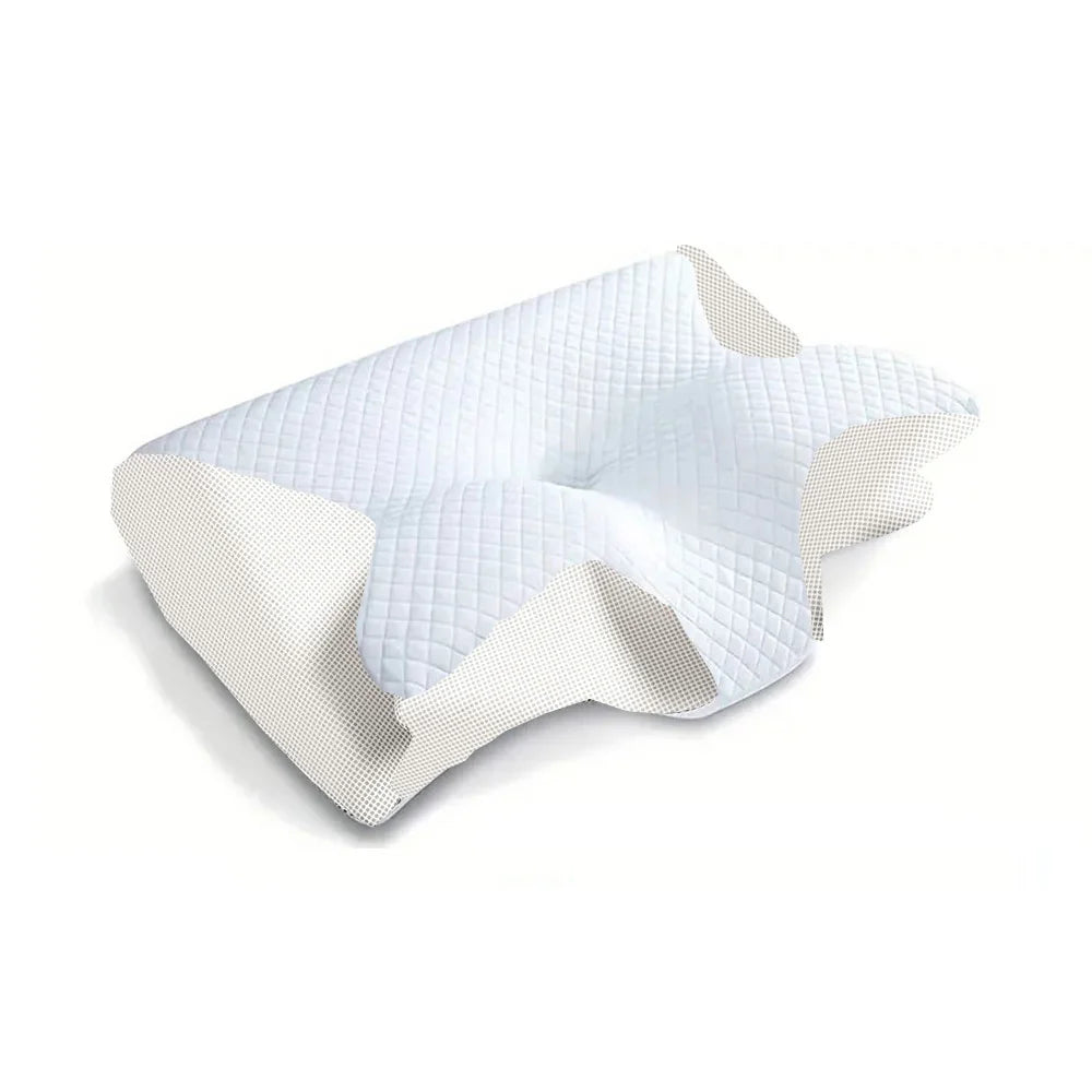 Cuscino Cervicale Ortopedico 2 in 1 – Memory Foam Ergonomico Contour | Sollievo per Dolori al Collo