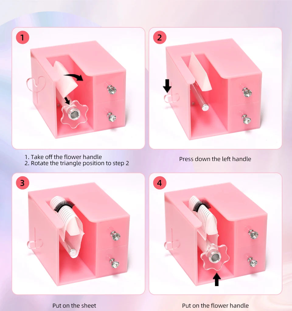 Dispositivo per la creazione di ventagli di ciglia, più facile per creare ventagli di volume, separatore per extension di ciglia individuali 3D-20D, facile da usare