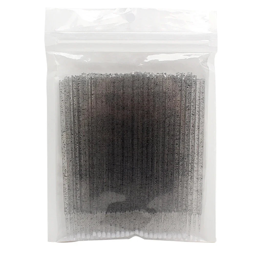 Micro spazzole per tamponi per ciglia per la rimozione delle ciglia usa e getta 100 pezzi spazzole per extension per la pulizia delle ciglia accessori per strumenti di extension