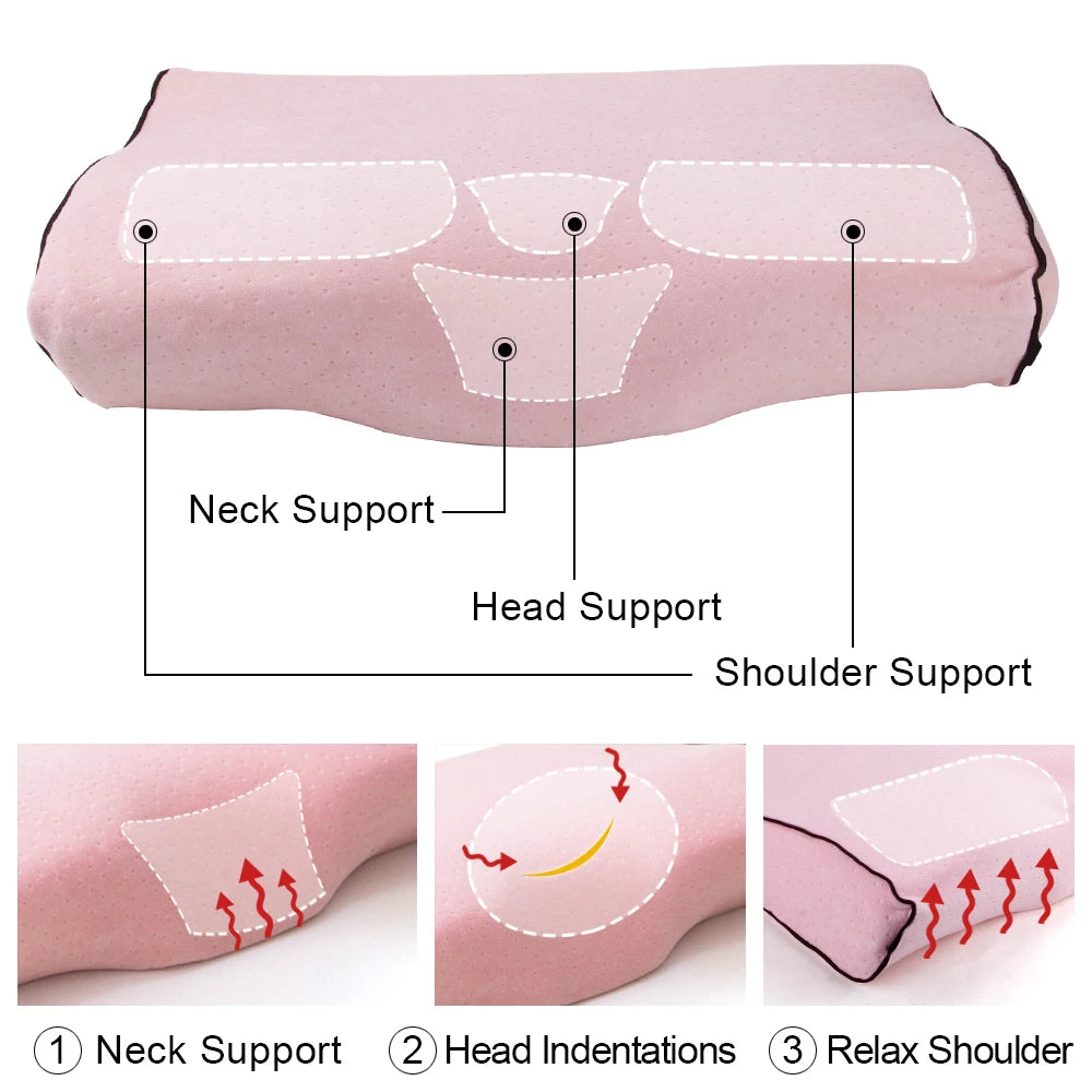Cuscino Professionale per Extension Ciglia – Memory Foam Ergonomico | Supporto Collo per Saloni