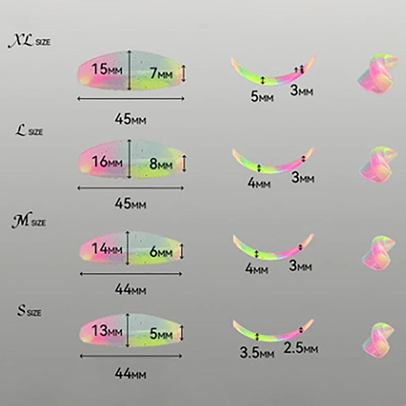 Cuscinetti per ciglia in silicone anti-caduta, nastro antiscivolo per la laminazione delle ciglia, cuscinetti riutilizzabili per la permanente delle ciglia, distanziatore per la permanente delle ciglia, strumento per la lamin