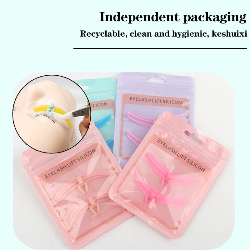 Strumento separatore per ciglia per principianti per il sollevamento delle ciglia, accessori per extension ciglia riutilizzabili in silicone