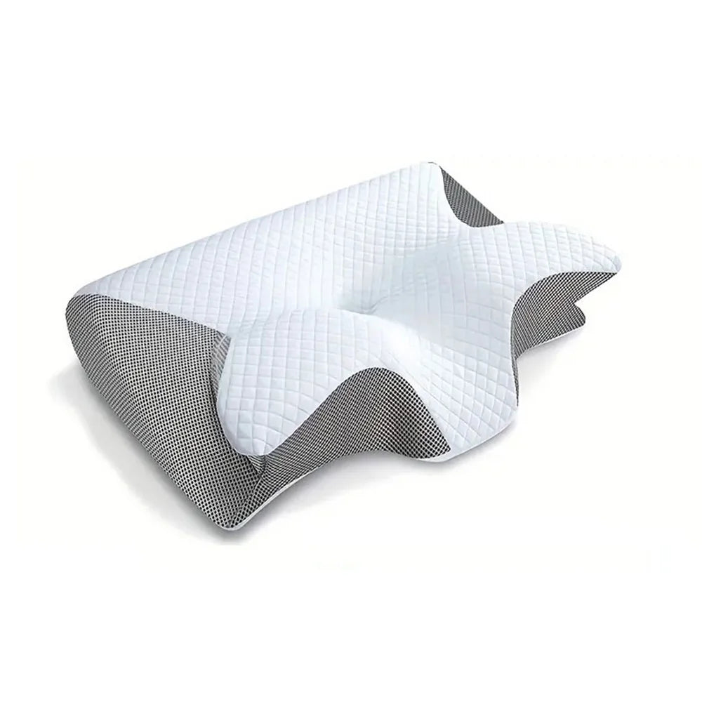 Cuscino Cervicale Ortopedico 2 in 1 – Memory Foam Ergonomico Contour | Sollievo per Dolori al Collo