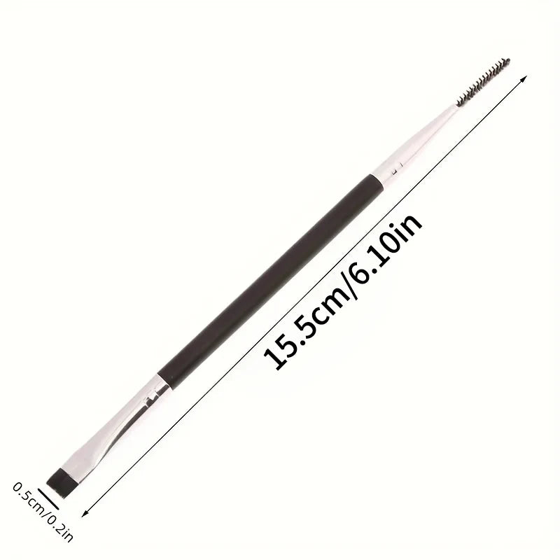 Spazzola portatile a doppia testa per la permanente delle ciglia, strumento per la separazione e la laminazione delle ciglia, spazzola per dettagli delle extension delle ciglia