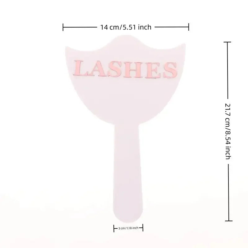 Lash Artist Social Media Face Prop - Specchio Accessorio fotografico