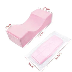 Cuscino Professionale per Extension Ciglia – Memory Foam | Supporto Collo Morbido per Lash Artist