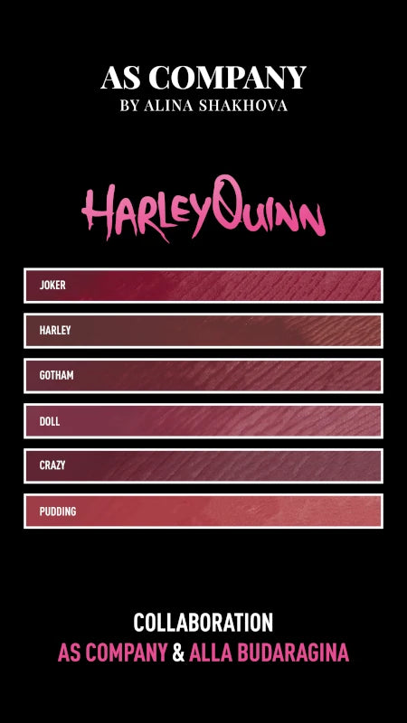 Set pigmenti labbra Harley Queen